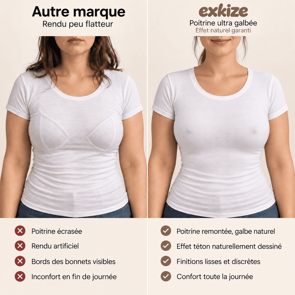 Soutien-gorge Nipple — Galbe sublimé, effet naturel