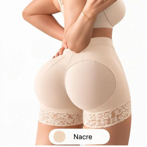 Shorty Sculpt — Sublimated curves, hint of lace