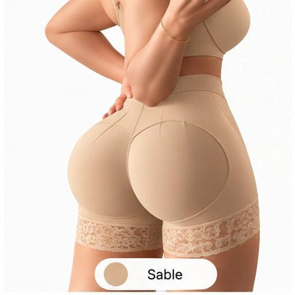 Shorty Sculpt — Sublimated curves, hint of lace