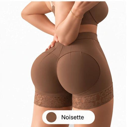 Shorty Sculpt — Sublimated curves, hint of lace