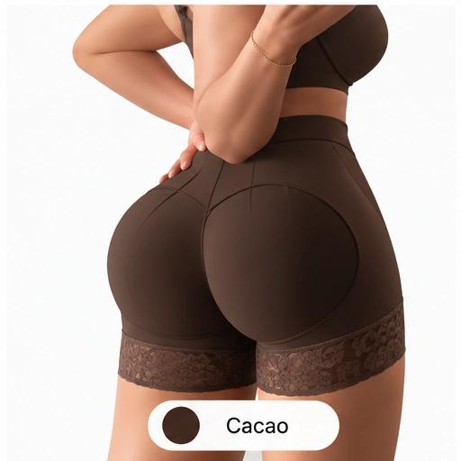 Shorty Sculpt — Sublimated curves, hint of lace