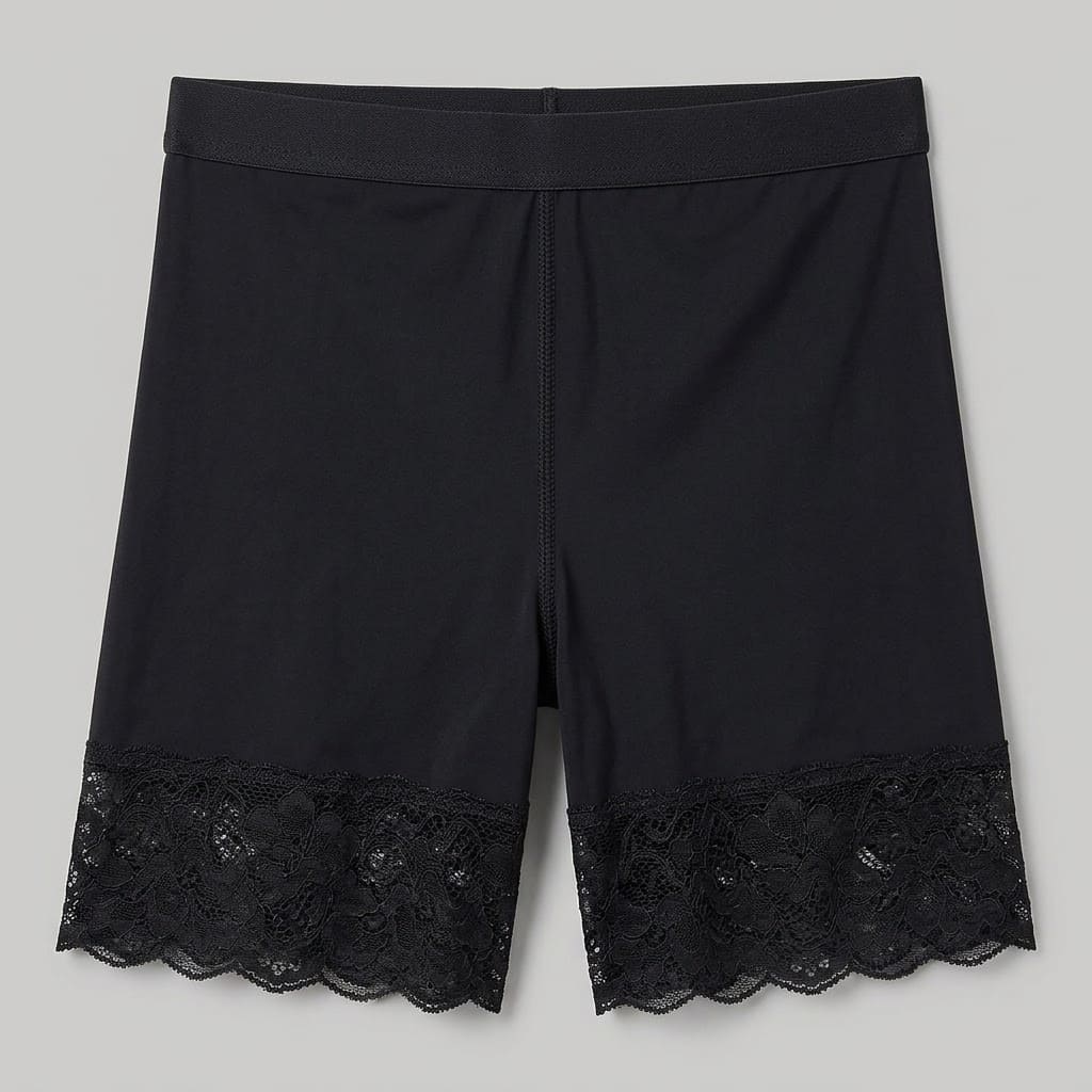 Shorty Sculpt — Courbes sublimées, touche de dentelle -